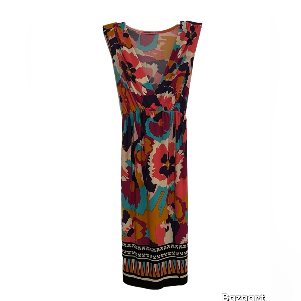 Maternal America Floral Maternity Dress Size Medium